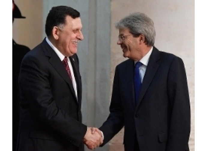 Al Serraj e Gentiloni